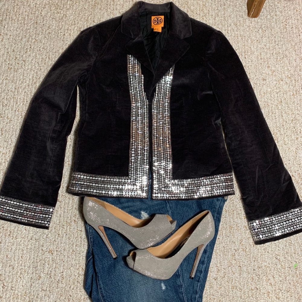 Tory Burch by TRE charcoal Natasha blazer